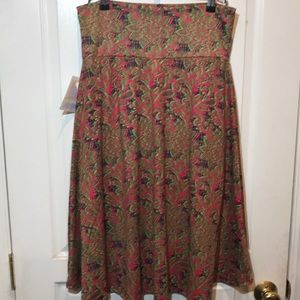 LuLaRoe Azure A-line Swing Skirt size M